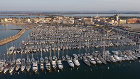 Boats-in-an-harbour-Palavas-les-Flots-France-Montpellier-in-background